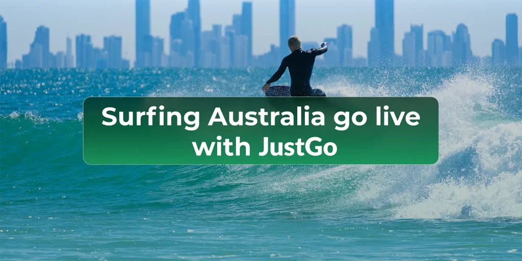 Surfing Australia go live with JustGo