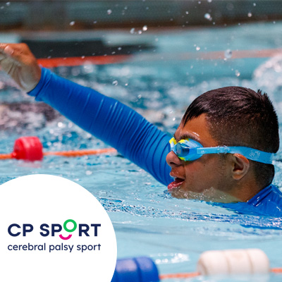 Boy with CP Swimming