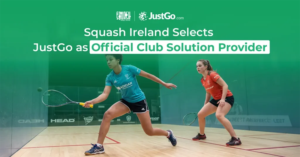 Squash Ireland Selects JustGo as Official Club Solution Provider